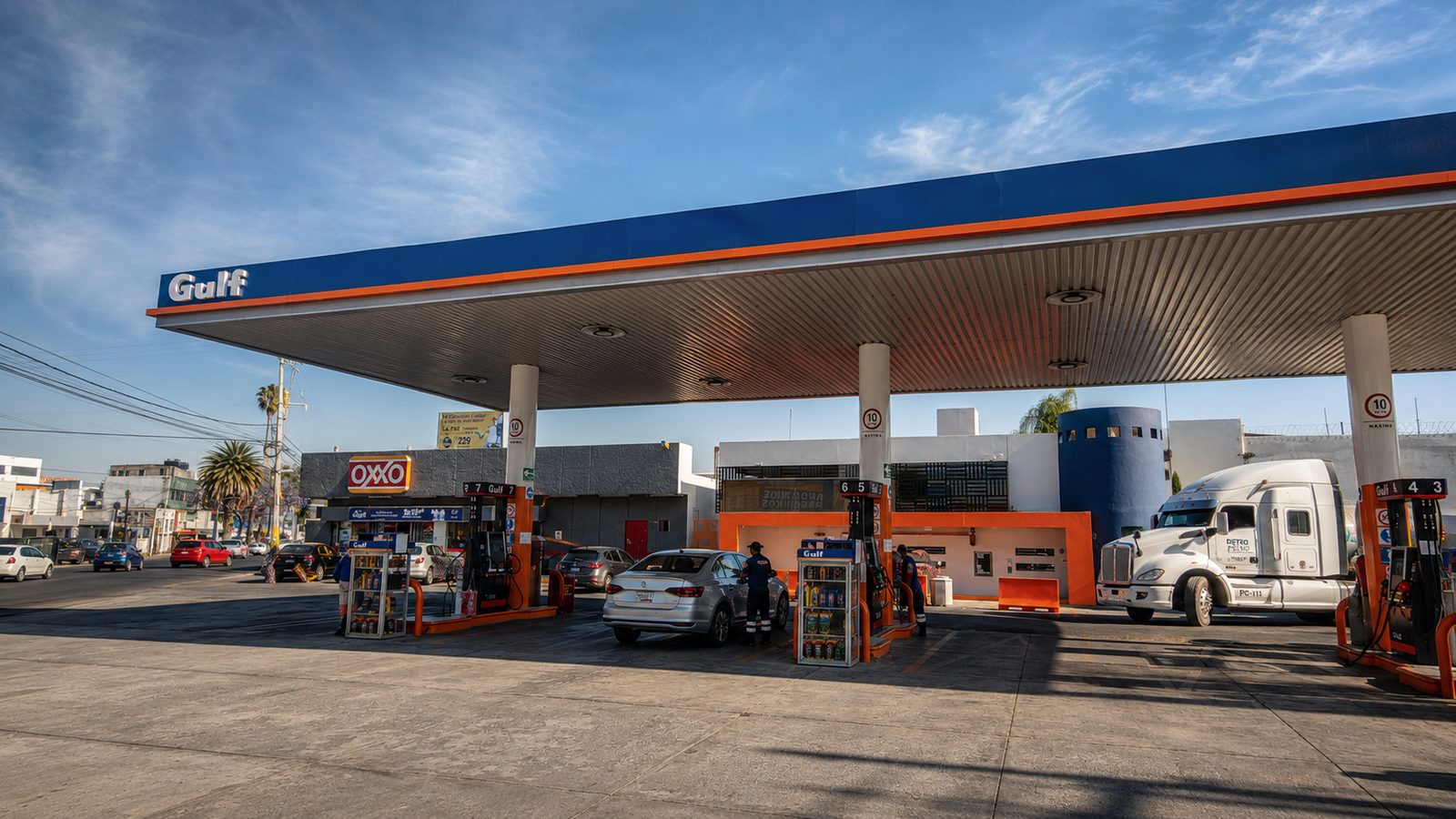 Obra integral · Estación Gulf · Puebla