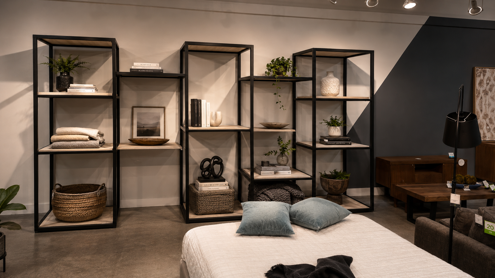 Obra integral · Muebles de exhibición