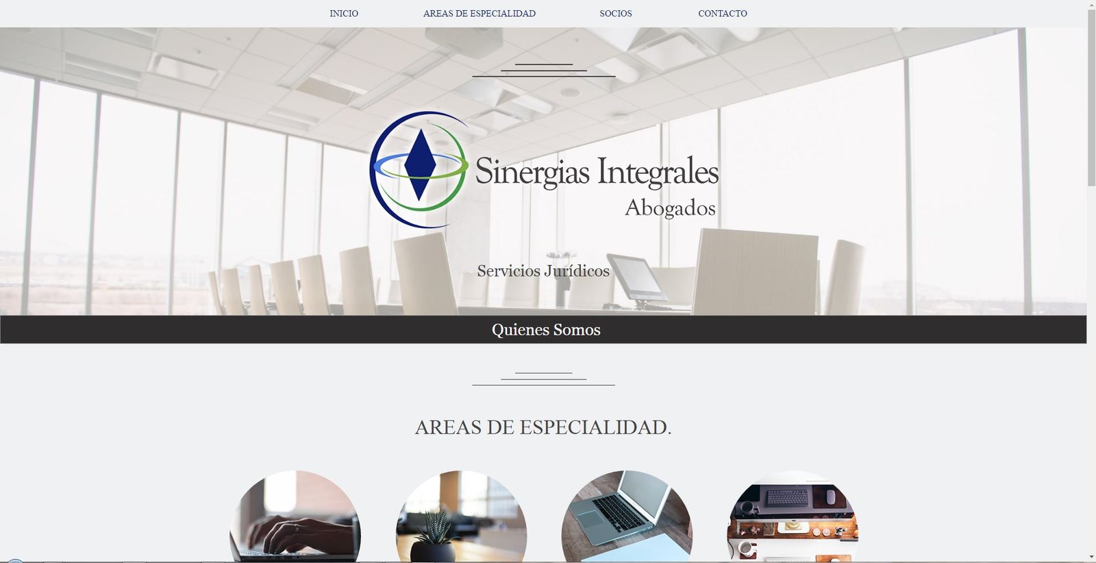Identidad · Diseño web · Sinergias Integrales