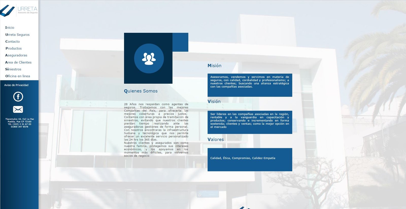 Identidad · Diseño web · Urreta Seguros